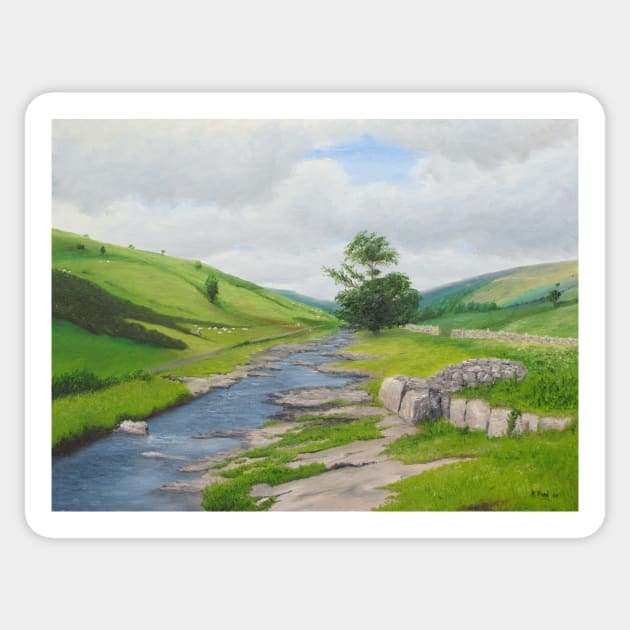 Upper Wharfedale Sticker by richardpaul